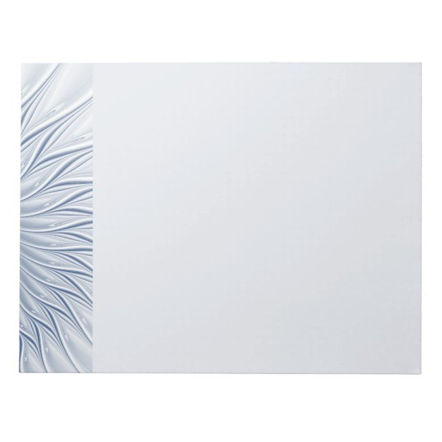 Bloc De Notas Dynamic Fantasy Abstract Blue Tones Fractal Art (Frente)