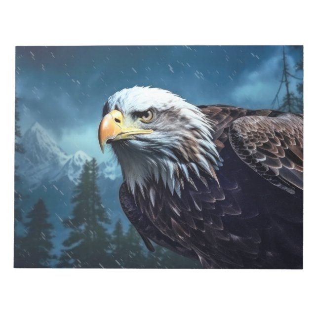 Bloc De Notas Eagle Animal Bird Majestic Wilderness (Frente)