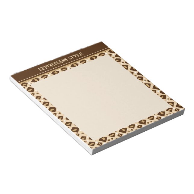 Bloc De Notas Earthtone Geometry (Lado Derecho)