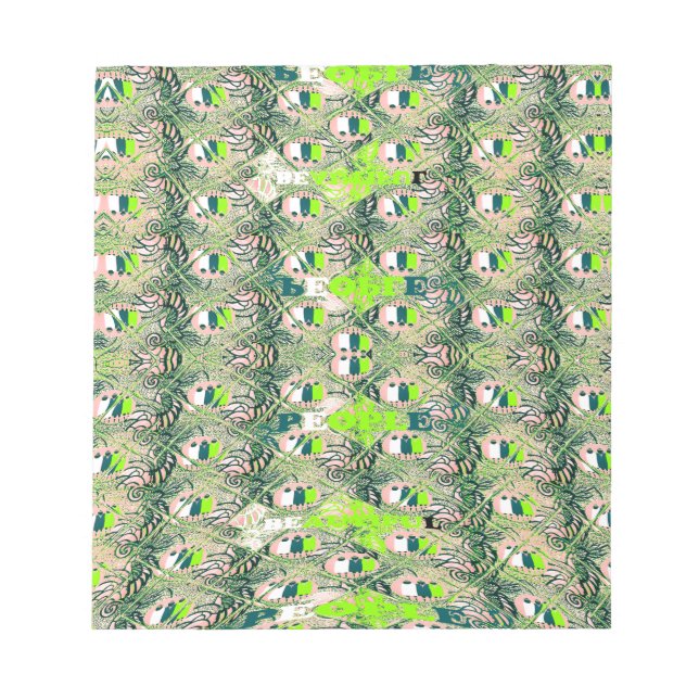 Bloc De Notas Eco África Motif - Arte africano inspirado en la n (Frente)