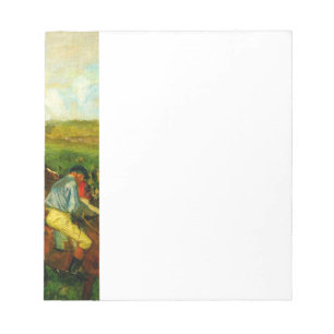 Bloc De Notas Edgar Degas Horseback Riding
