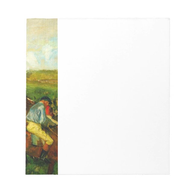 Bloc De Notas Edgar Degas Horseback Riding (Frente)