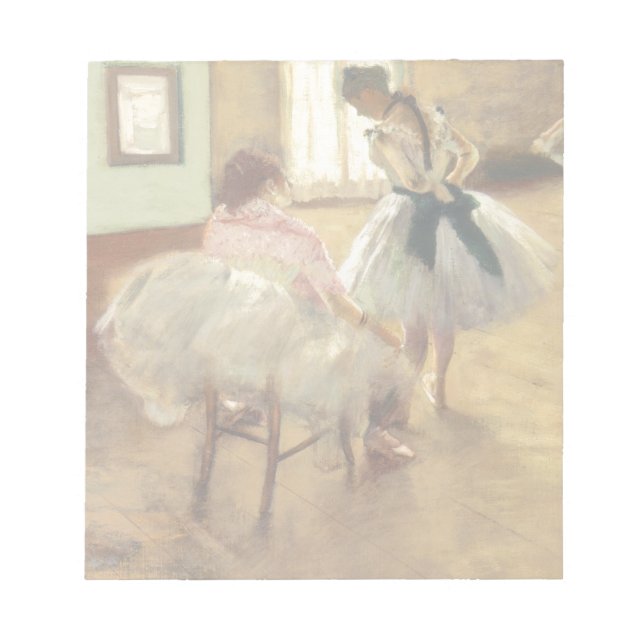 Bloc De Notas Edgar Degas La Lección De Baile (Frente)