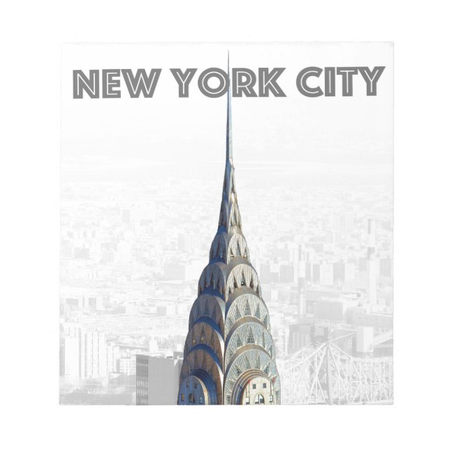Bloc De Notas Edificio Chrysler Nueva York (Frente)
