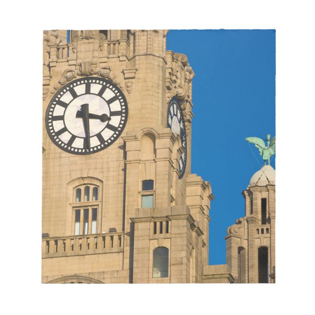 Bloc De Notas Edificio Liver, Liverpool, Merseyside, Inglaterra (Frente)