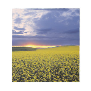 Bloc De Notas EE. UU., Idaho, Swan Valley. Una puesta de sol ard