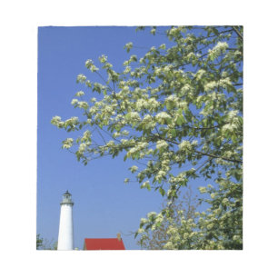 Bloc De Notas EE. UU., Michigan, East Tawas. Faro de Tawas con