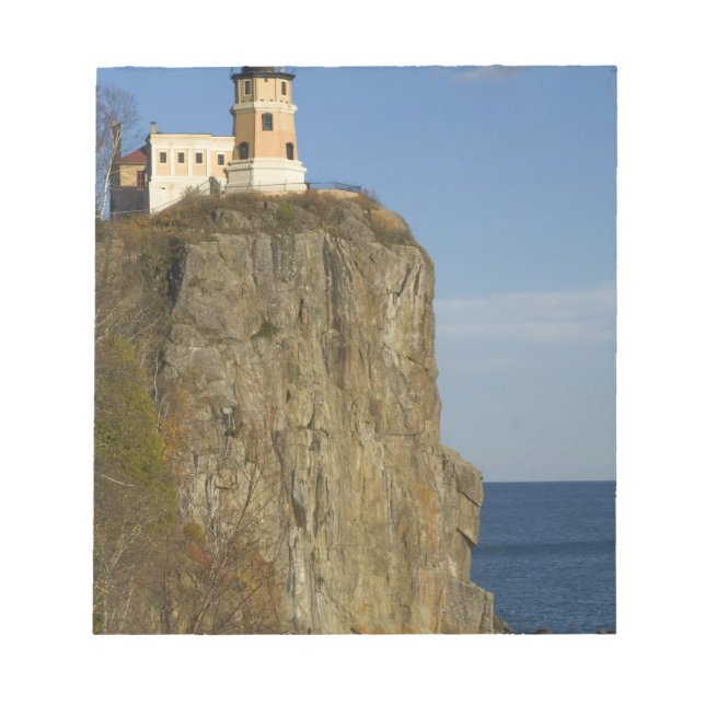 Bloc De Notas EE. UU., Minnesota. Faro de Split Rock en el lago (Frente)