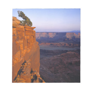 Bloc De Notas EE. UU., Utah, Dead Horse Point SP. Luz tardía se 
