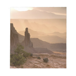Bloc De Notas EE. UU.; Utah; Parque Nacional Canyonlands. Vista 