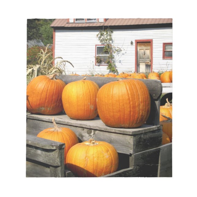 Bloc De Notas EE. UU., Vermont. Calabazas (Frente)