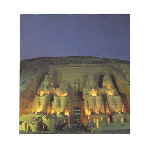 Bloc De Notas Egipto, Abu Simbel, Figuras colosales de Ramsés