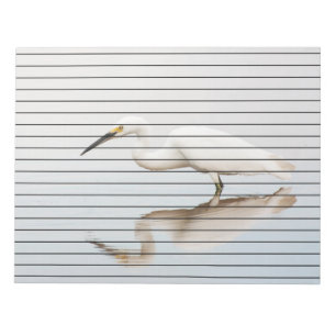 Bloc De Notas Egret en el estanque