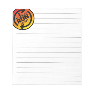 Bloc De Notas Ejecución de repetición de la ejecución del sueño 