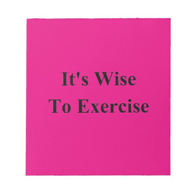 Bloc De Notas Ejercicio (Frente)