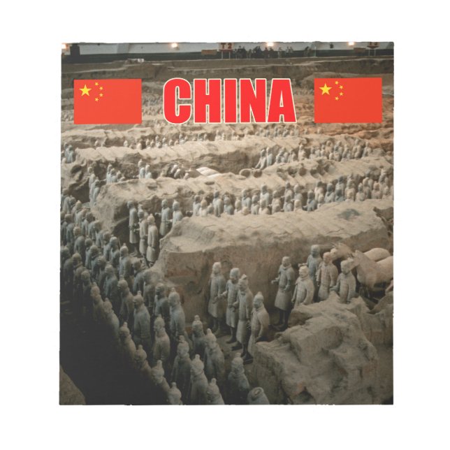 Bloc De Notas Ejército de Terracota de CHINA (Frente)