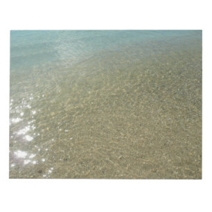 Bloc De Notas El agua en la playa resumen la fotografía de la na
