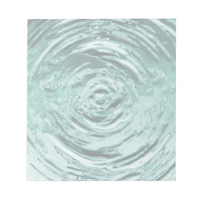 Bloc De Notas El agua riega Verde azulado (Frente)
