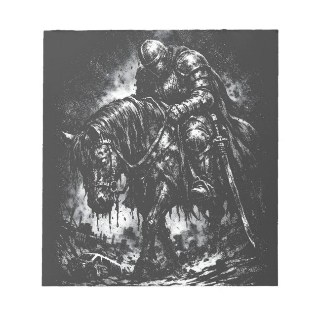 Bloc De Notas El Caballero Caído por BurnsInHell (Frente)