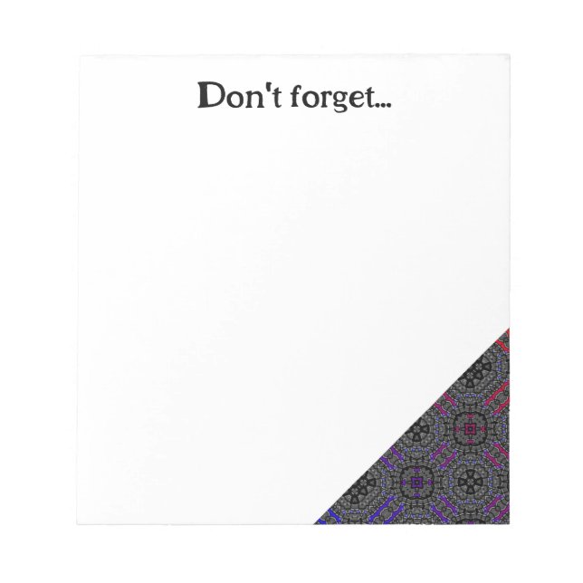 Bloc De Notas El calidoscopio siete del volumen trece (Frente)