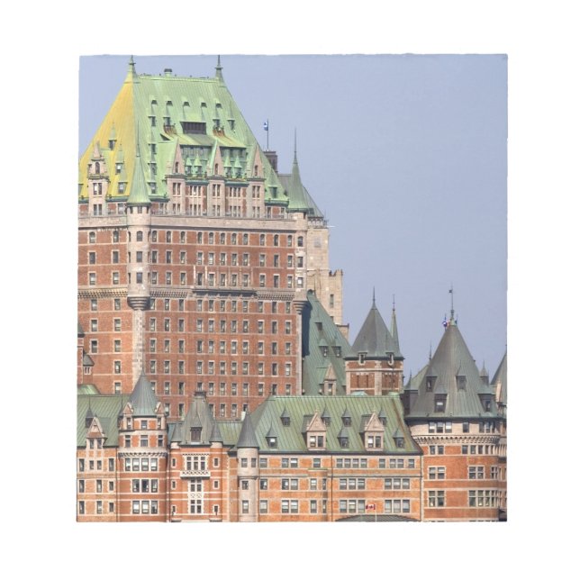 Bloc De Notas El Chateau Frontenac en Quebec City, Canadá. (Frente)