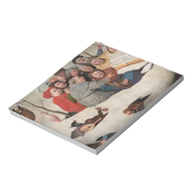 Bloc De Notas El concierto en el Huevo de Hieronymus Bosch (Lado Izquierdo)