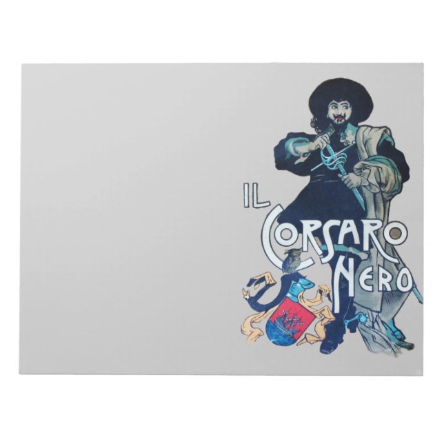 BLOC DE NOTAS EL CORSARIO NEGRO (Frente)