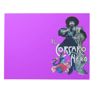 BLOC DE NOTAS EL CORSARIO NEGRO