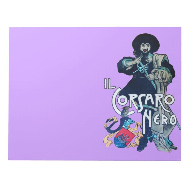 BLOC DE NOTAS EL CORSARIO NEGRO (Frente)