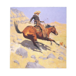 Bloc De Notas El Cowboy (por Frederic Remington)