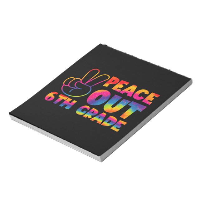 Bloc De Notas El Día 6 de Grado del Día de la Paz (Lado Izquierdo)