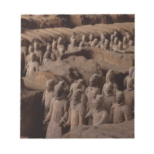 Bloc De Notas El ejército de guerreros de terracota en el Empera