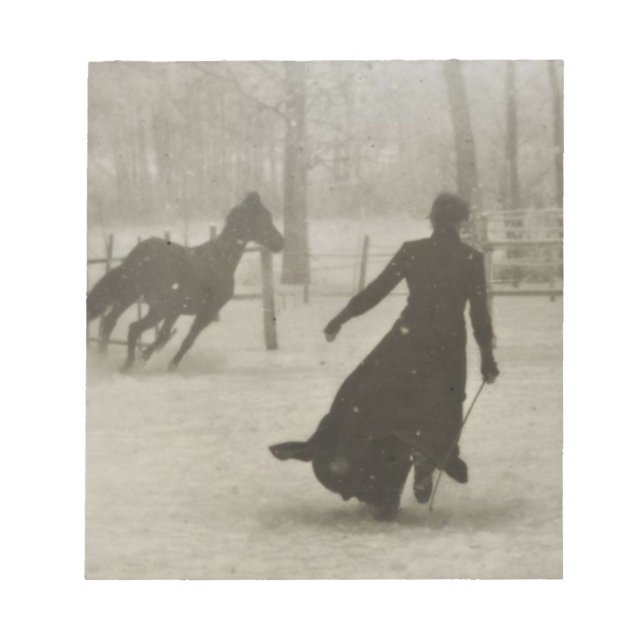 Bloc De Notas El Entrenador De Caballos De Felix Thiollier 1899 (Frente)