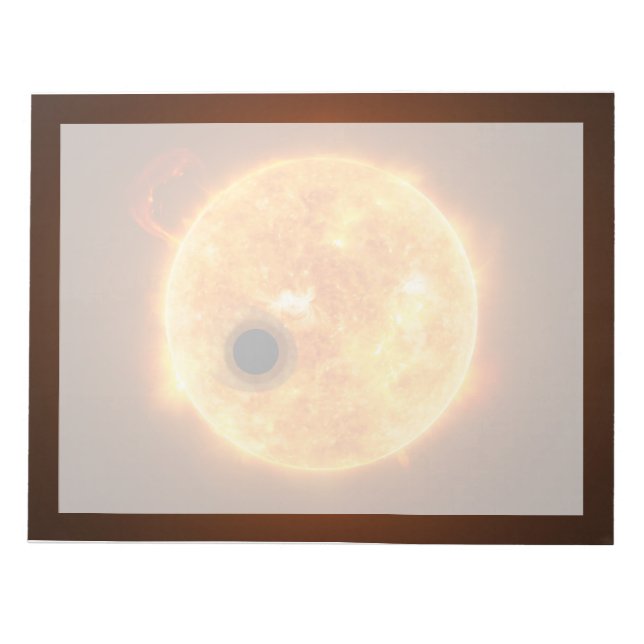 Bloc De Notas El Exoplanet Wasp-107b Es Gigante De Gas (Frente)