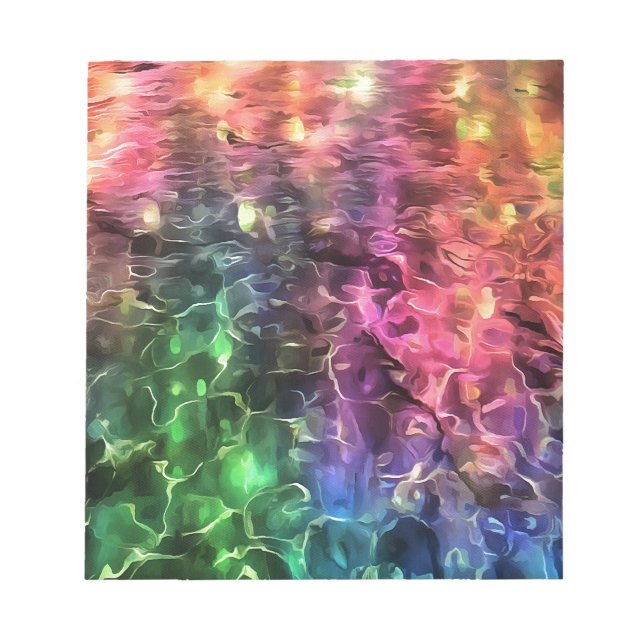 Bloc De Notas El Fin Del Arte Abstracto Del Arcoiris (Frente)