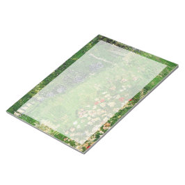 Bloc De Notas El jardín de Daubigny, Vincent Van Gogh.