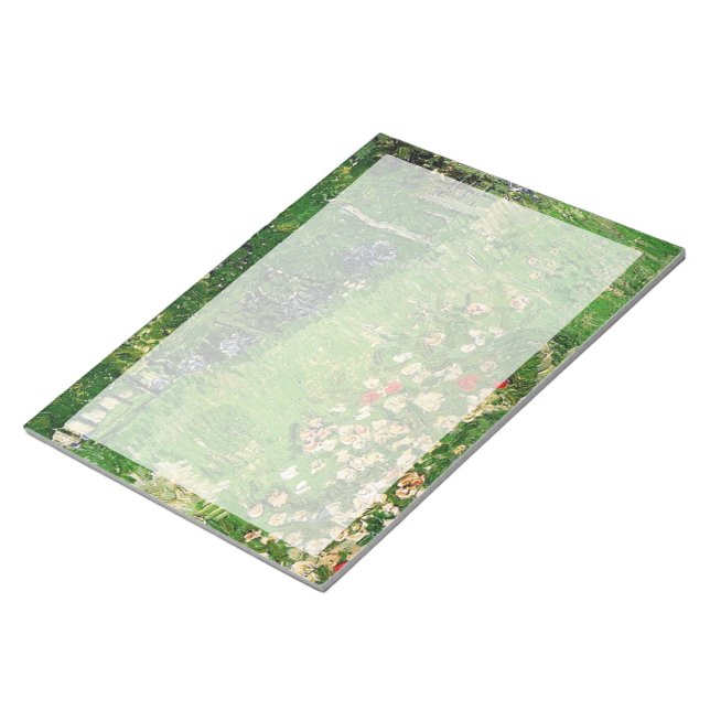 Bloc De Notas El jardín de Daubigny, Vincent Van Gogh. (Lado Derecho)