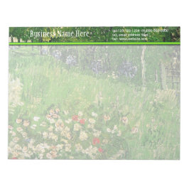 Bloc De Notas El jardín de Daubigny, Vincent Van Gogh.