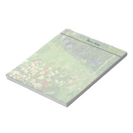 Bloc De Notas El jardín de Daubigny, Vincent Van Gogh.