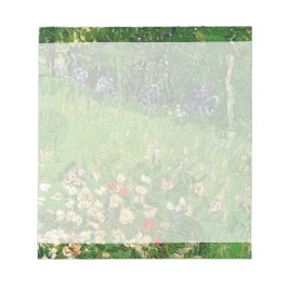 Bloc De Notas El jardín de Daubigny, Vincent Van Gogh.