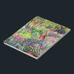 Bloc De Notas El jardín Iris de Giverny, por Claude Monet<br><div class="desc">Por favor visite mi tienda para un diseño más interesante y más elección de color. => zazzle.com/iwheels*</div>