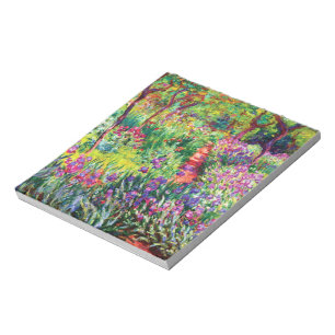 Bloc De Notas El jardín Iris de Giverny, por Claude Monet