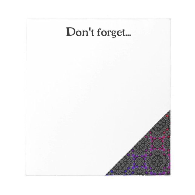 Bloc De Notas El kaleidoscopio del volumen trece diecisiete (Frente)