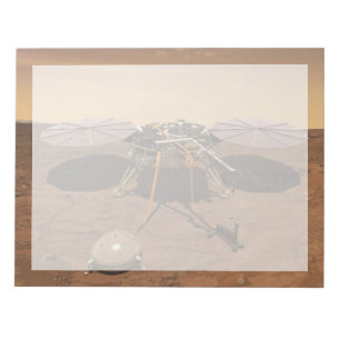 Bloc De Notas El Lander Insight Opera En La Superficie De Marte.