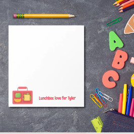 Bloc De Notas El Lunchbox personalizado: notas de amor de vuelta