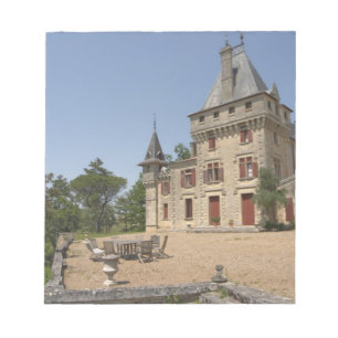 Bloc De Notas El magnífico Chateau de Pressac y jardín