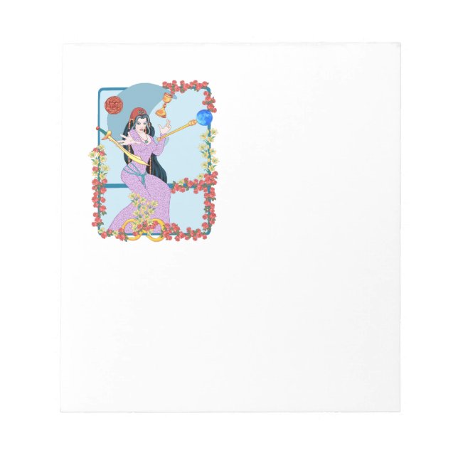 Bloc De Notas El mago tarot (Frente)