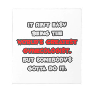Bloc De Notas El mejor Chiste ginecólogo del mundo