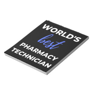 Bloc De Notas El mejor técnico de farmacia del mundo