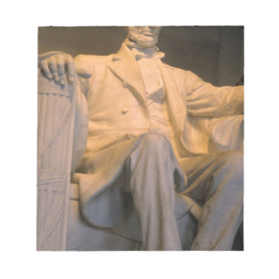 Bloc De Notas El Monumento a Lincoln en Washington DC.